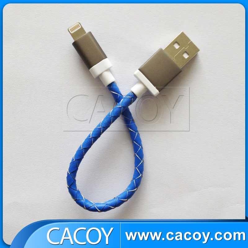 20cm PU lether mfi cable